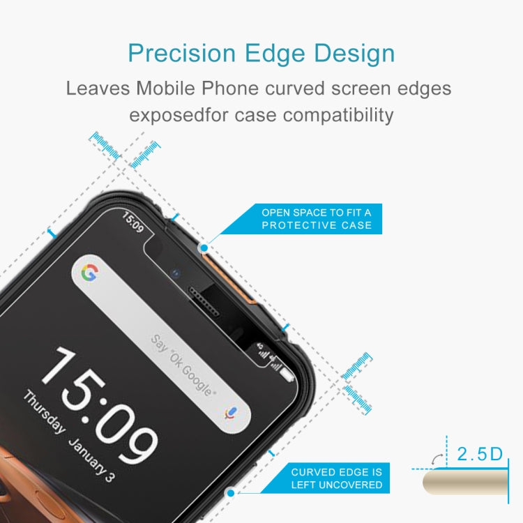 10 PCS 0.26mm 9H 2.5D Tempered Glass Film For Ulefone Armor 5 / 5S