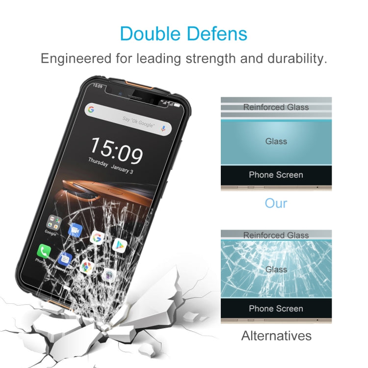 10 PCS 0.26mm 9H 2.5D Tempered Glass Film For Ulefone Armor 5 / 5S