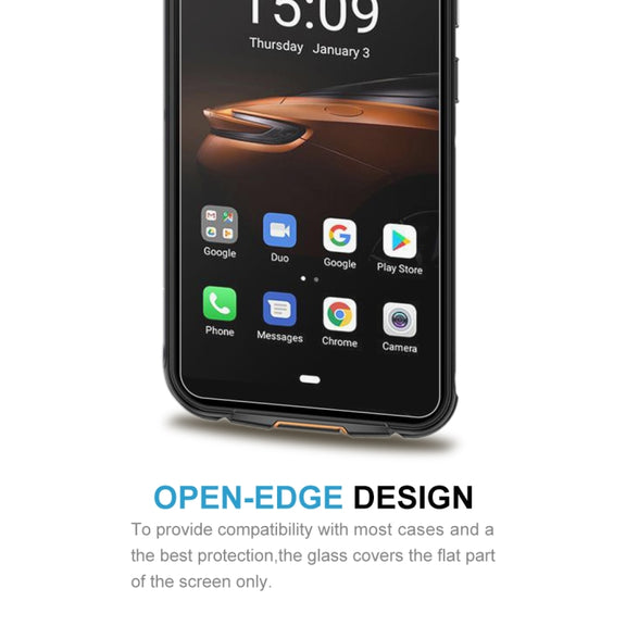 50 PCS 0.26mm 9H 2.5D Tempered Glass Film For Ulefone Armor 5 / 5S