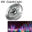 9W Landscape Colorful Color Changing Ring LED Stainless Steel Underwater Fountain Light(Colorful) - Underwater Lights by PMC TechLife | Online Shopping South Africa | PMC TechLife | Buy Now Pay Later Mobicred