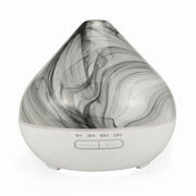 400ml Volcano Shape Humidifier Glass Aromatherapy Machine Automatic Alcohol Sprayer, Plug Specification:EU Plug(White)
