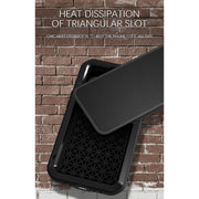 For iPhone 13 LOVE MEI Metal Shockproof Life Water-resistant Dustproof Protective Phone Case(Yellow)