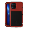 For iPhone 13 Pro Max LOVE MEI Metal Shockproof Life Waterproof Dustproof Protective Phone Case (Red) - free shipping - PMC TechLife - Order now!