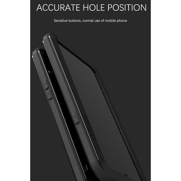 For iPhone 13 Pro Max LOVE MEI Metal Shockproof Life Water-resistant Dustproof Protective Phone Case (Yellow)