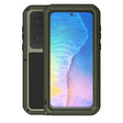 For Huawei P50 LOVE MEI Metal Shockproof Waterproof Dustproof Protective Phone Case with Glass(Green) - free shipping - PMC TechLife - Order now!