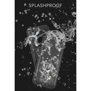 For Samsung Galaxy S21 FE LOVE MEI Metal Shockproof Water-resistant Dustproof Protective Phone Case with Glass(Silver)