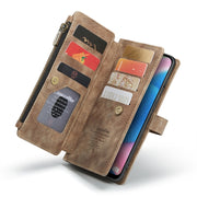 For Samsung Galaxy A30s / A50s / A50 CaseMe-C30 Multifunctional Horizontal Flip PU + TPU Phone Case(Brown)