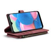 For Samsung Galaxy A30s / A50s / A50 CaseMe-C30 Multifunctional Horizontal Flip PU + TPU Phone Case(Red)