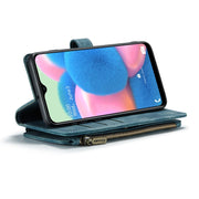 For Samsung Galaxy A30s / A50s / A50 CaseMe-C30 Multifunctional Horizontal Flip PU + TPU Phone Case(Blue)