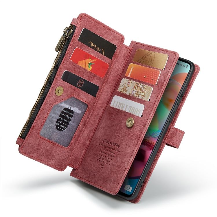 For Samsung Galaxy A71 4G CaseMe-C30 Multifunctional Horizontal Flip PU + TPU Phone Case(Red)