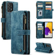 For Samsung Galaxy A72 CaseMe-C30 Multifunctional Horizontal Flip PU + TPU Phone Case(Blue) - free shipping - PMC Jewellery - Order now!
