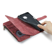 For Xiaomi Redmi Note 9 Pro Max / Redmi Note 9 Pro / Redmi Note 9s CaseMe-C30 Multifunctional Horizontal Flip PU + TPU Phone Case(Red)