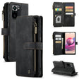 For Xiaomi Redmi Note 10 4G / Redmi Note 10S CaseMe-C30 Multifunctional Horizontal Flip PU + TPU Phone Case(Black) - free shipping - PMC Jewellery - Order now!