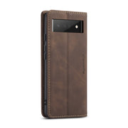 For Google Pixel 6 Pro CaseMe 013 Multifunctional Horizontal Flip Leather Phone Case with Card Slot & Holder & Wallet(Coffee)
