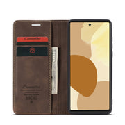 For Google Pixel 6 Pro CaseMe 013 Multifunctional Horizontal Flip Leather Phone Case with Card Slot & Holder & Wallet(Coffee)
