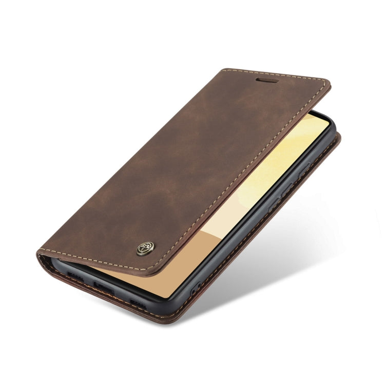 For Google Pixel 6 Pro CaseMe 013 Multifunctional Horizontal Flip Leather Phone Case with Card Slot & Holder & Wallet(Coffee)
