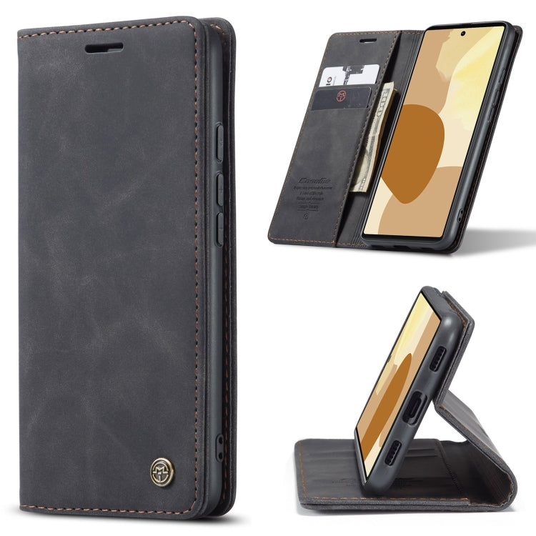 For Google Pixel 6 Pro CaseMe 013 Multifunctional Horizontal Flip Leather Phone Case with Card Slot & Holder & Wallet(Black)