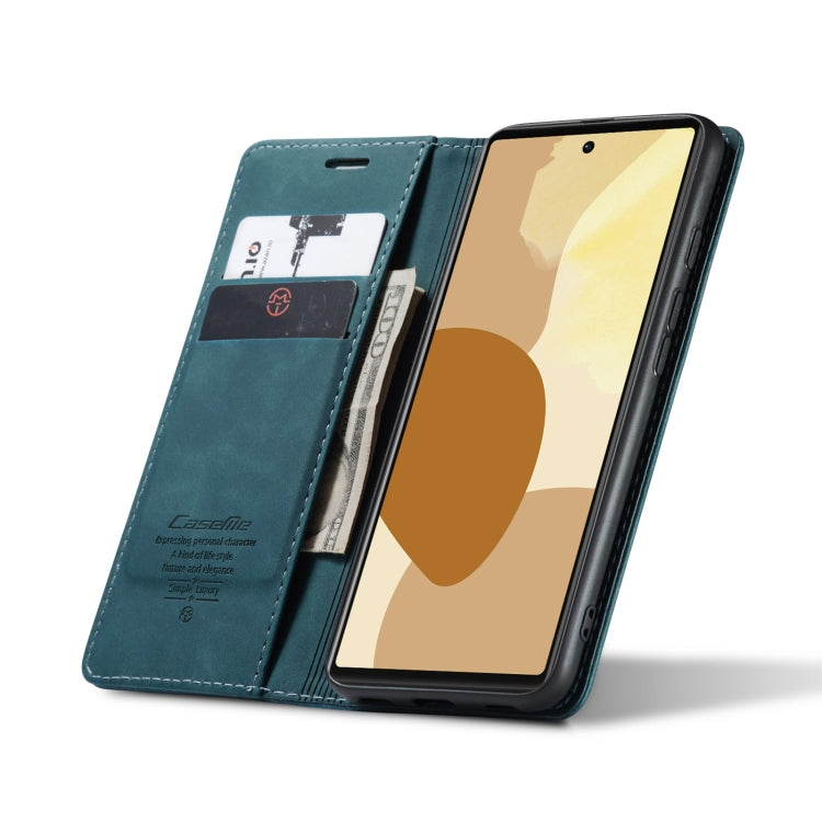 For Google Pixel 6 CaseMe 013 Multifunctional Horizontal Flip Leather Phone Case with Card Slot & Holder & Wallet(Blue)