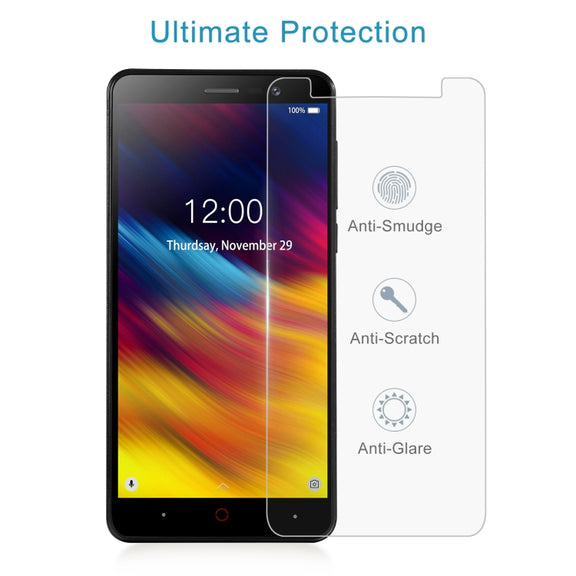 10 PCS 0.26mm 9H 2.5D Tempered Glass Film For Doogee X100