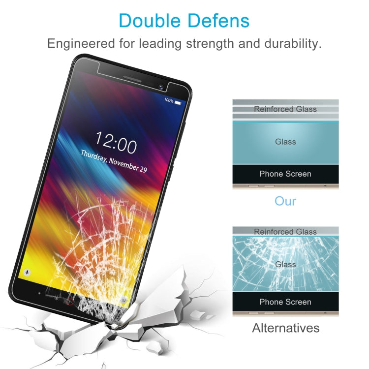 10 PCS 0.26mm 9H 2.5D Tempered Glass Film For Doogee X100