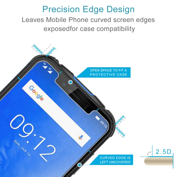 10 PCS 0.26mm 9H 2.5D Tempered Glass Film For Ulefone Armor 5 / 5S
