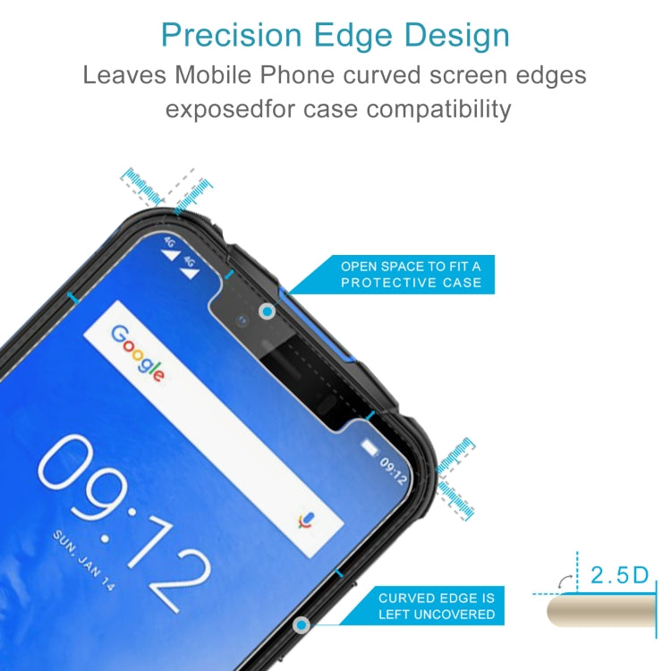 10 PCS 0.26mm 9H 2.5D Tempered Glass Film For Ulefone Armor 5 / 5S