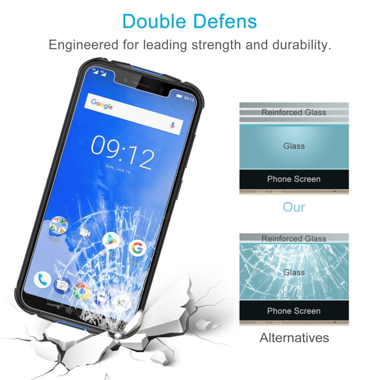 10 PCS 0.26mm 9H 2.5D Tempered Glass Film For Ulefone Armor 5 / 5S