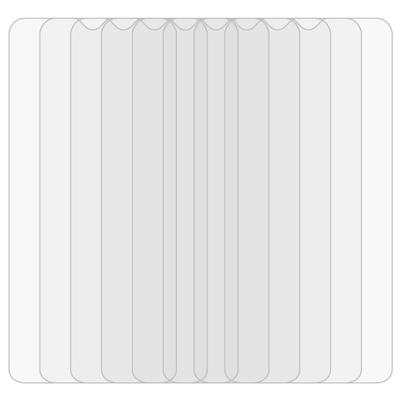 50 PCS 0.26mm 9H 2.5D Tempered Glass Film For Doogee Y8C