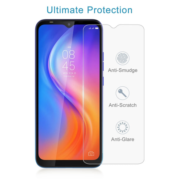 0.26mm 9H 2.5D Tempered Glass Film For Tecno Spark 4 Lite