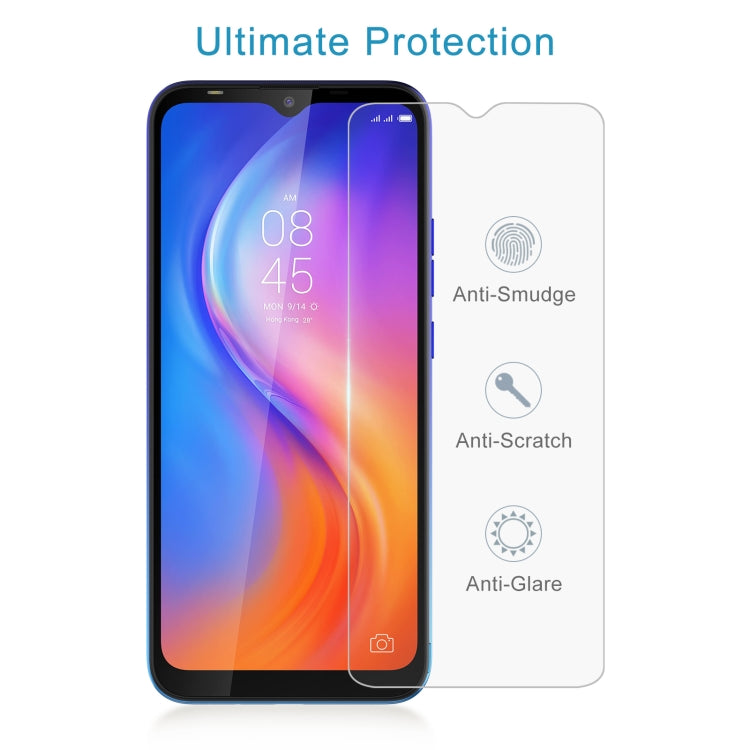 0.26mm 9H 2.5D Tempered Glass Film For Tecno Spark 4 Lite