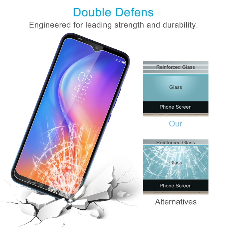 0.26mm 9H 2.5D Tempered Glass Film For Tecno Spark 4 Lite
