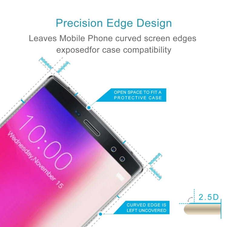 10 PCS 0.26mm 9H 2.5D Tempered Glass Film For Doogee BL12000 Pro