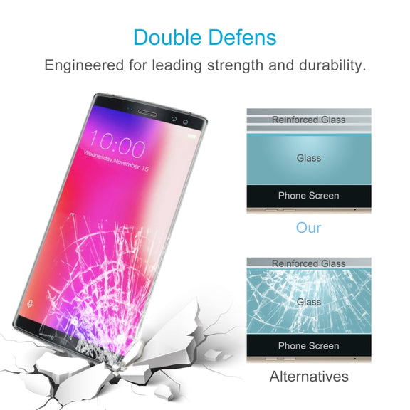 10 PCS 0.26mm 9H 2.5D Tempered Glass Film For Doogee BL12000 Pro