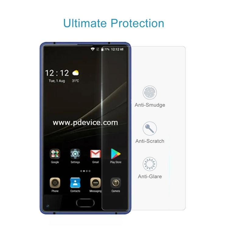 10 PCS 0.26mm 9H 2.5D Tempered Glass Film For Doogee MIX Lite