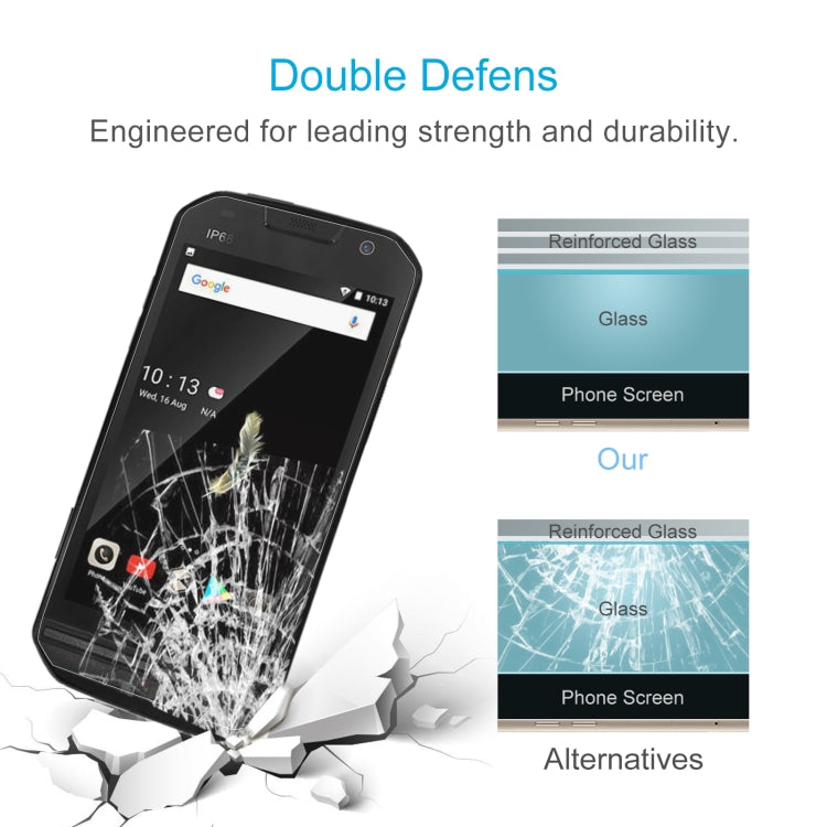 10 PCS 0.26mm 9H 2.5D Tempered Glass Film For Doogee S30