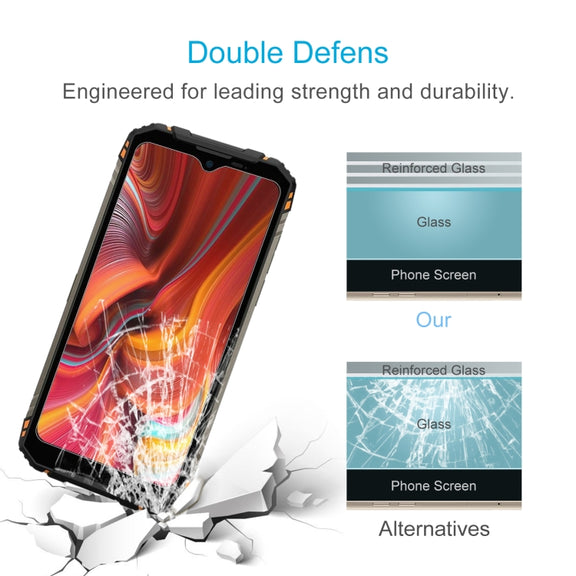 10 PCS 0.26mm 9H 2.5D Tempered Glass Film For Doogee S96 Pro