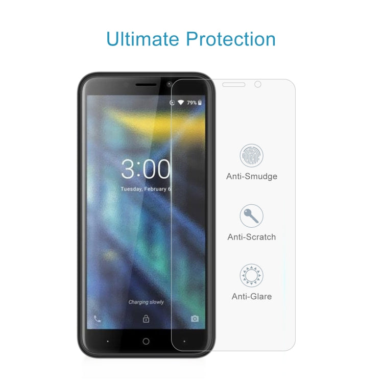10 PCS 0.26mm 9H 2.5D Tempered Glass Film For Doogee X50