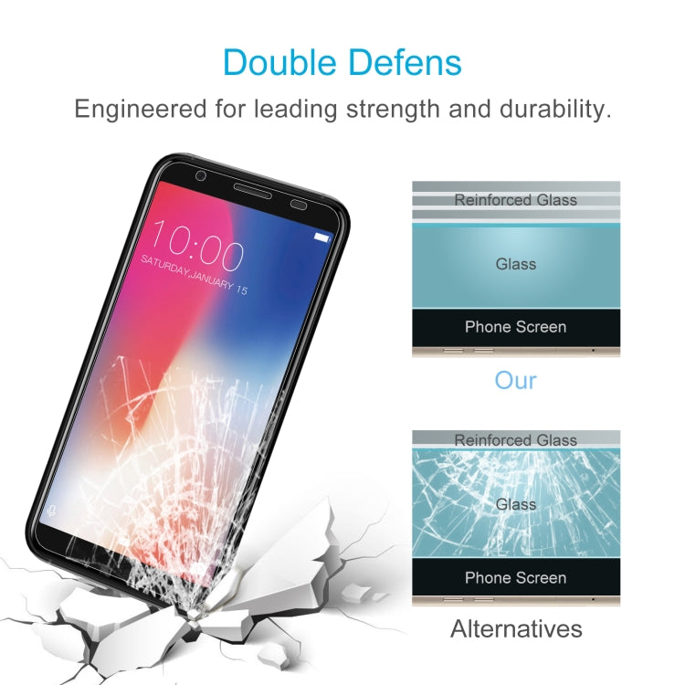 10 PCS 0.26mm 9H 2.5D Tempered Glass Film For Doogee X55