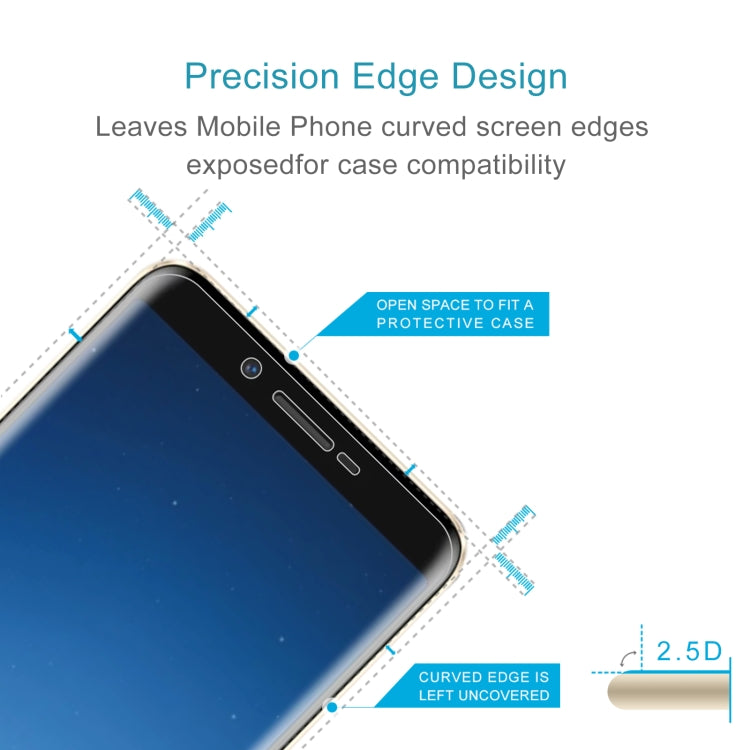 10 PCS 0.26mm 9H 2.5D Tempered Glass Film For Doogee X60L