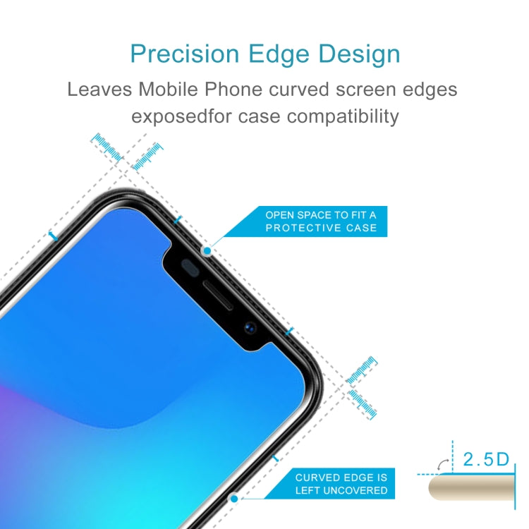 10 PCS 0.26mm 9H 2.5D Tempered Glass Film For Doogee X70