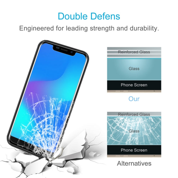 10 PCS 0.26mm 9H 2.5D Tempered Glass Film For Doogee X70