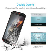 50 PCS 0.26mm 9H 2.5D Tempered Glass Film For Doogee S70