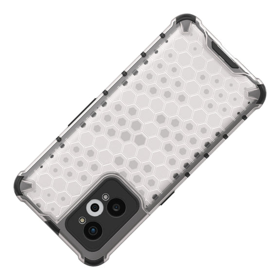 For OPPO Realme GT Neo2 5G Shockproof Honeycomb PC + TPU Phone Case(Black)