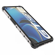 For OPPO Realme GT Neo2 5G Shockproof Honeycomb PC + TPU Phone Case(Black)