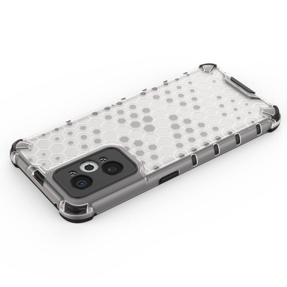 For OPPO Realme GT Neo2 5G Shockproof Honeycomb PC + TPU Phone Case(Black)