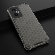 For OPPO Realme GT Neo2 5G Shockproof Honeycomb PC + TPU Phone Case(Black)