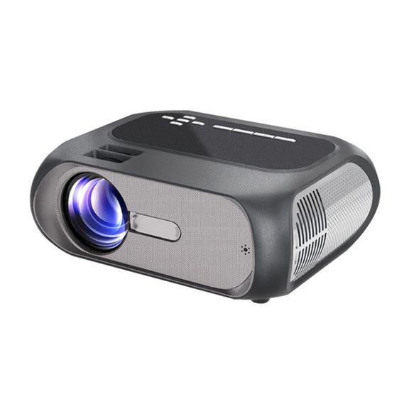 T7 1920x1080P 200 ANSI Portable Home Theater LED HD Digital Projector, Same Screen Version,US Plug (Black)