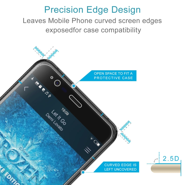 10 PCS 0.26mm 9H 2.5D Tempered Glass Film For Blackview P6000