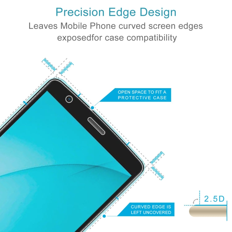 10 PCS 0.26mm 9H 2.5D Tempered Glass Film For Blackview A20