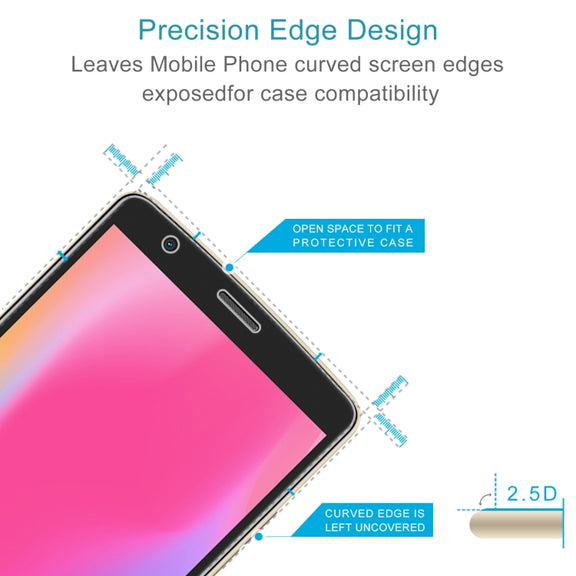 10 PCS 0.26mm 9H 2.5D Tempered Glass Film For Blackview A20 Pro